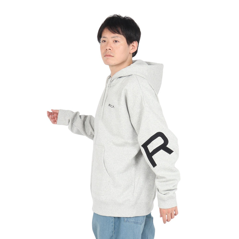 ルーカ（RVCA）（メンズ）FAKE RVCA フルジップ フーディーパーカー BE042044 HGR