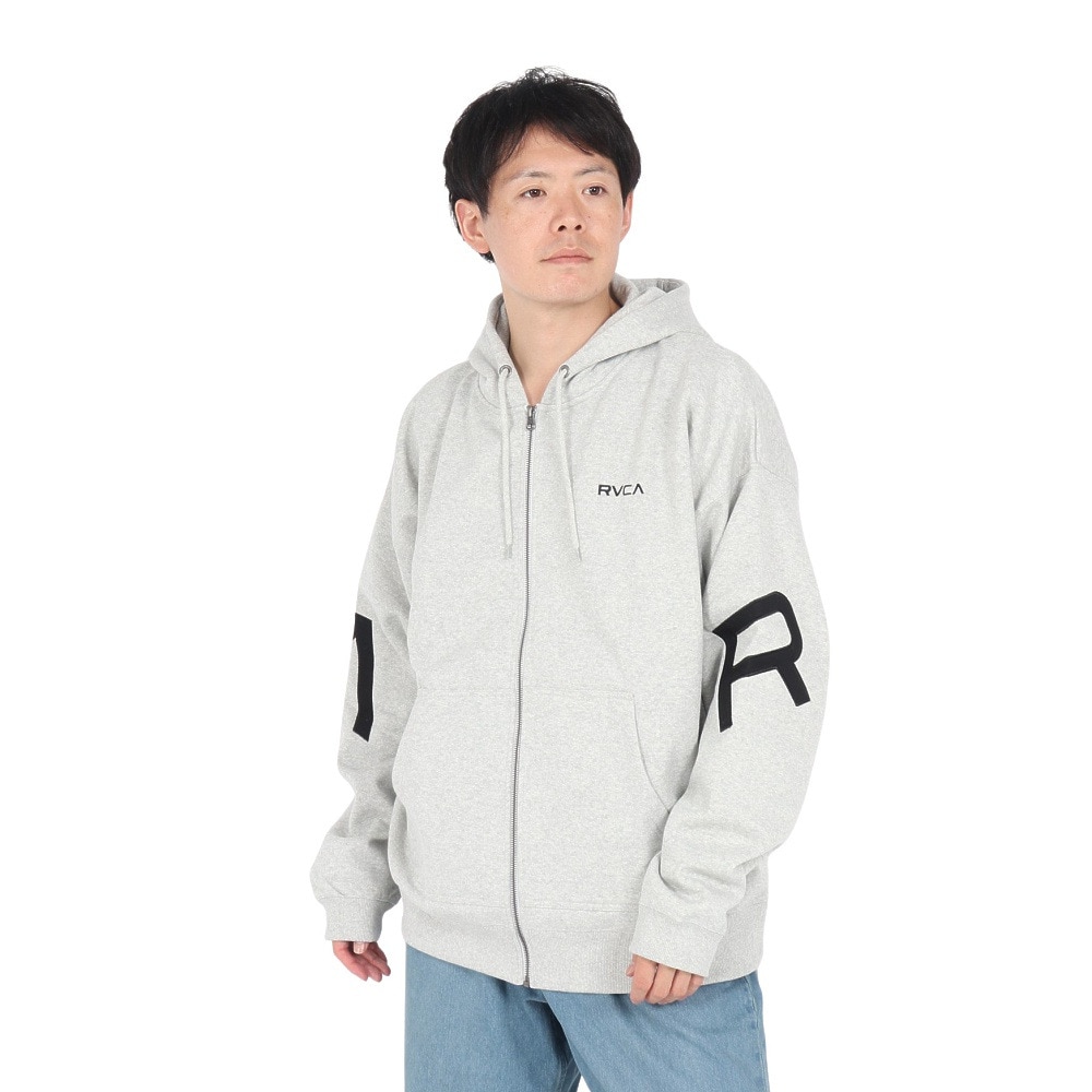 ルーカ（RVCA）（メンズ）FAKE RVCA フルジップ フーディーパーカー BE042044 HGR