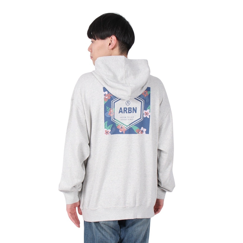 エアボーン（ARBN）（メンズ）ジップ フーディー AB2024FWM-APP413LGRY