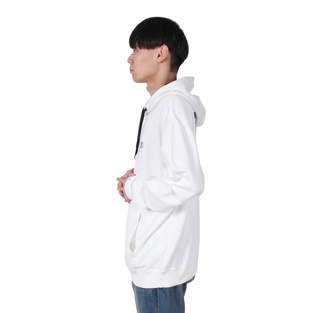 エアボーン（ARBN）（メンズ）ジップ フーディー AB2024FWM-APP413WHT