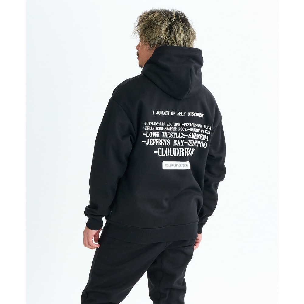 クイックシルバー（Quiksilver）（メンズ）WR ICON OF SURF ジップフーディ 25FWQZP254006BLK