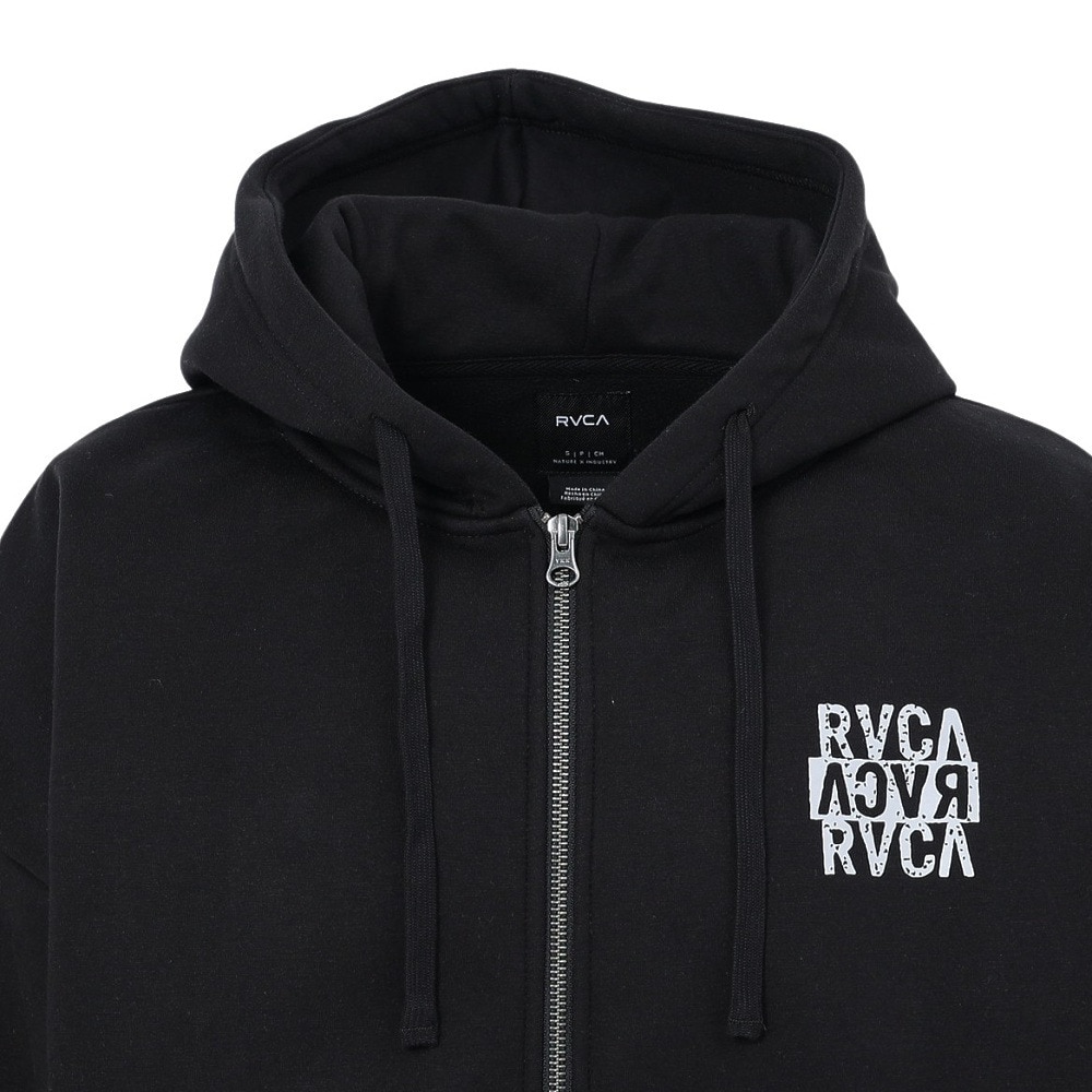 ルーカ（RVCA）（メンズ）NEW STCK ジップ WRWB フーディ BF042017 BLK