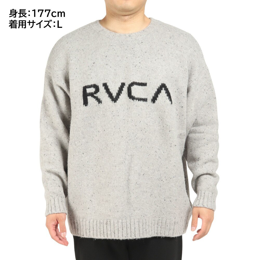 ルーカ（RVCA）（メンズ）BIG RVCA KNIT セーター BC042090 GRY