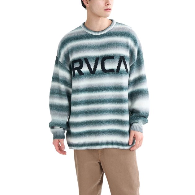 ルーカ（RVCA）（メンズ）RS BIG RVCA ニット BF042650 BLK | スポーツ 