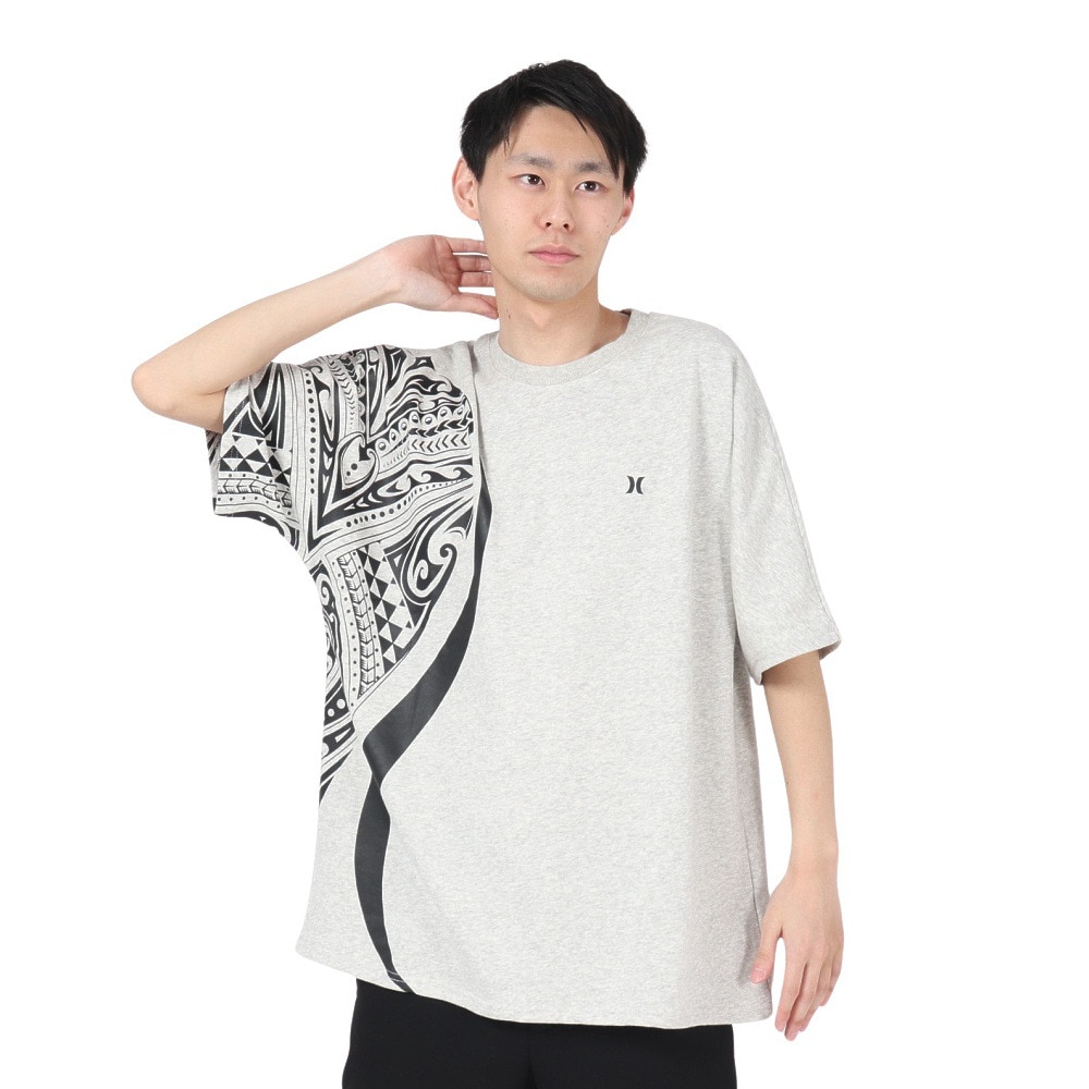 ハーレー（HURLEY）（メンズ）テリー オーバーサイズド トライバル アイコン半袖スウェット MKT2411014-AGHT