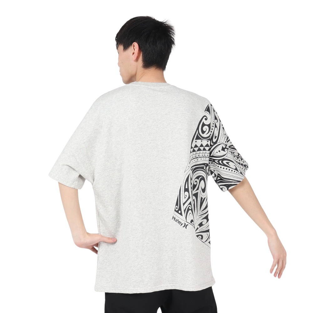 ハーレー（HURLEY）（メンズ）テリー オーバーサイズド トライバル アイコン半袖スウェット MKT2411014-AGHT