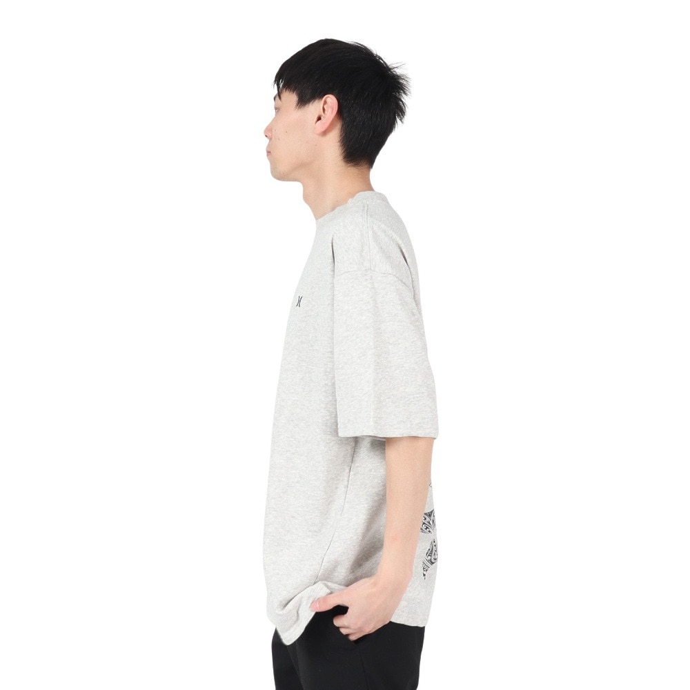 ハーレー（HURLEY）（メンズ）テリー オーバーサイズド トライバル ロゴ半袖スウェット MKT2411022-AGHT