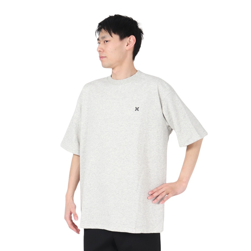 ハーレー（HURLEY）（メンズ）テリー オーバーサイズド トライバル ロゴ半袖スウェット MKT2411022-AGHT