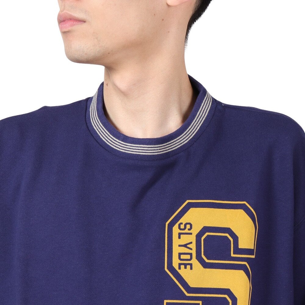 SLYDE（SLYDE）（メンズ）クルーネック スウェット SL2022AWMAPP004NVY