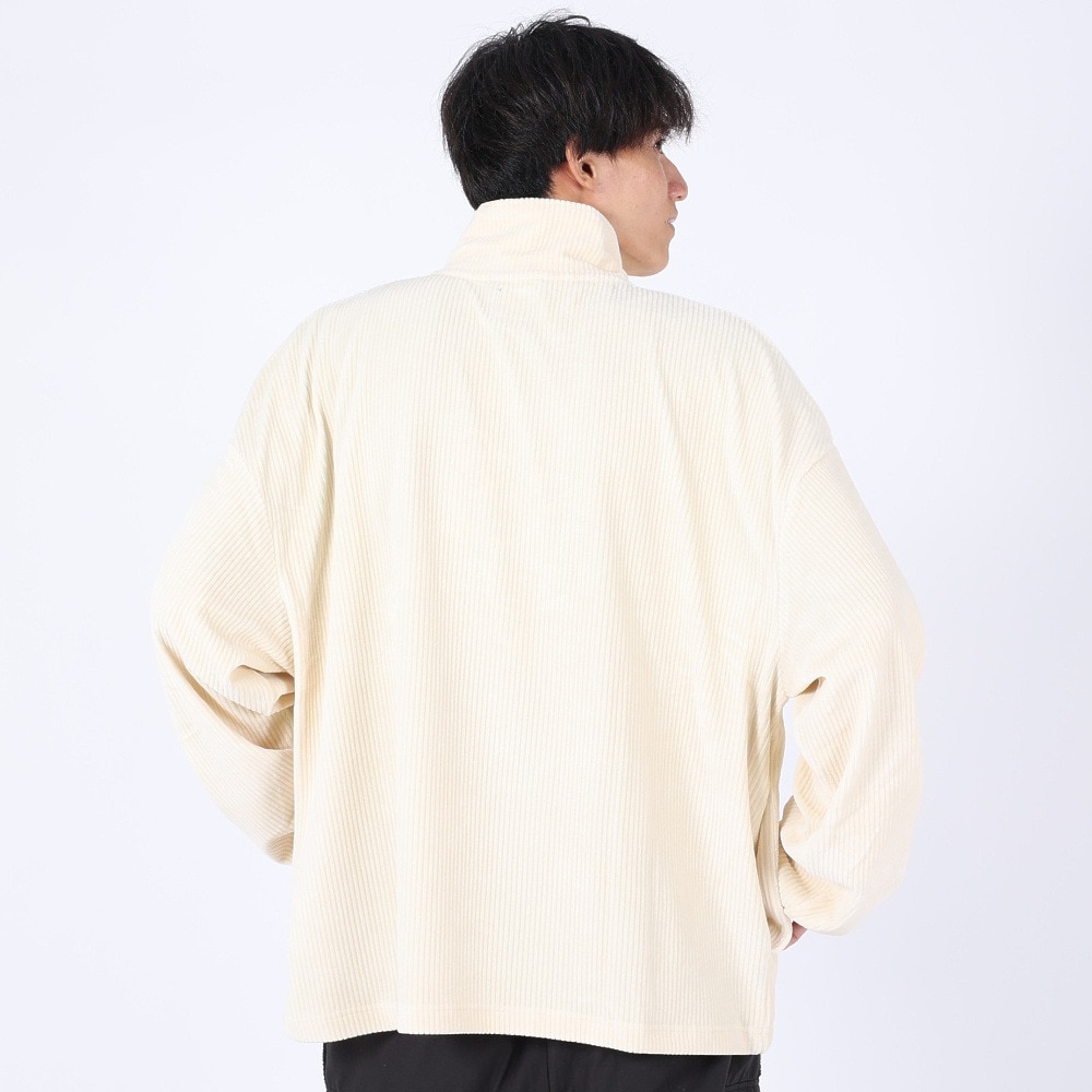 ルーカ（RVCA）（メンズ）CORD HALF ZIP TOP トレーナー
