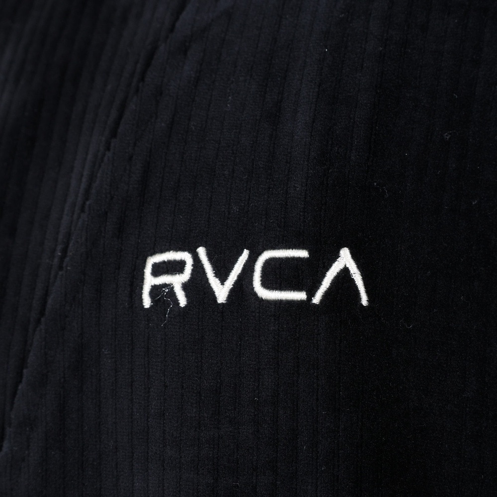 ルーカ（RVCA）（メンズ）CORD HALF ZIP TOP トレーナー BD042154 BLK