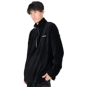 ルーカ（RVCA）（メンズ）CORD HALF ZIP TOP トレーナー BD042154 BLK