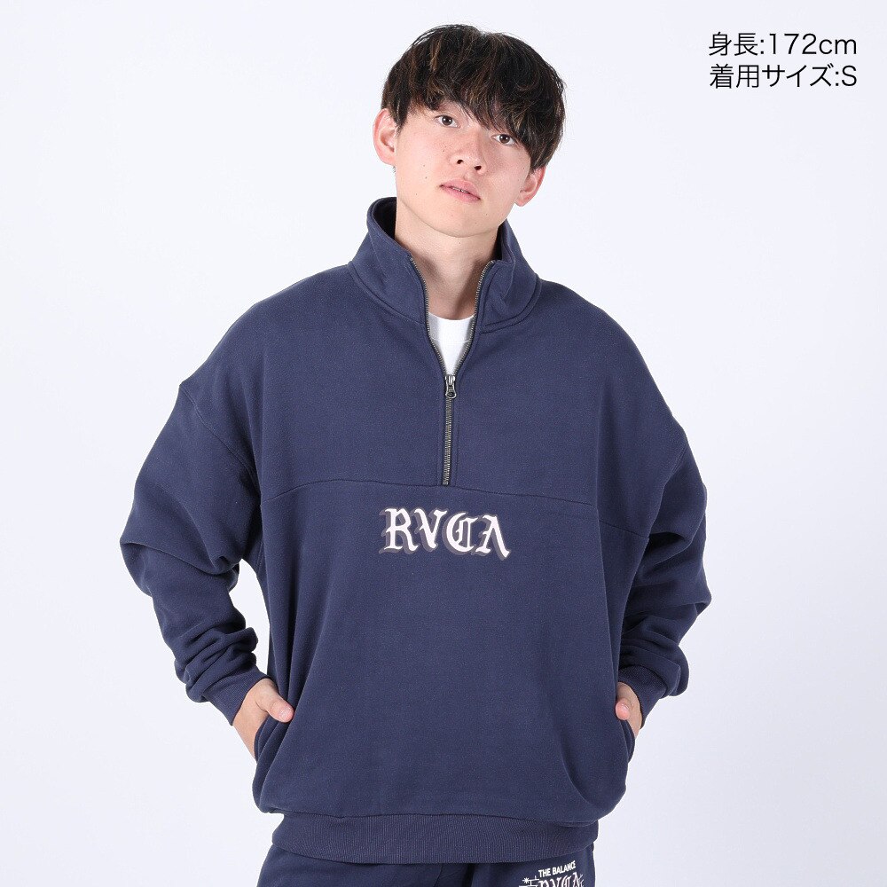 ルーカ（RVCA）（メンズ）SCRIPT ZIP トレーナー BD042156 MLB