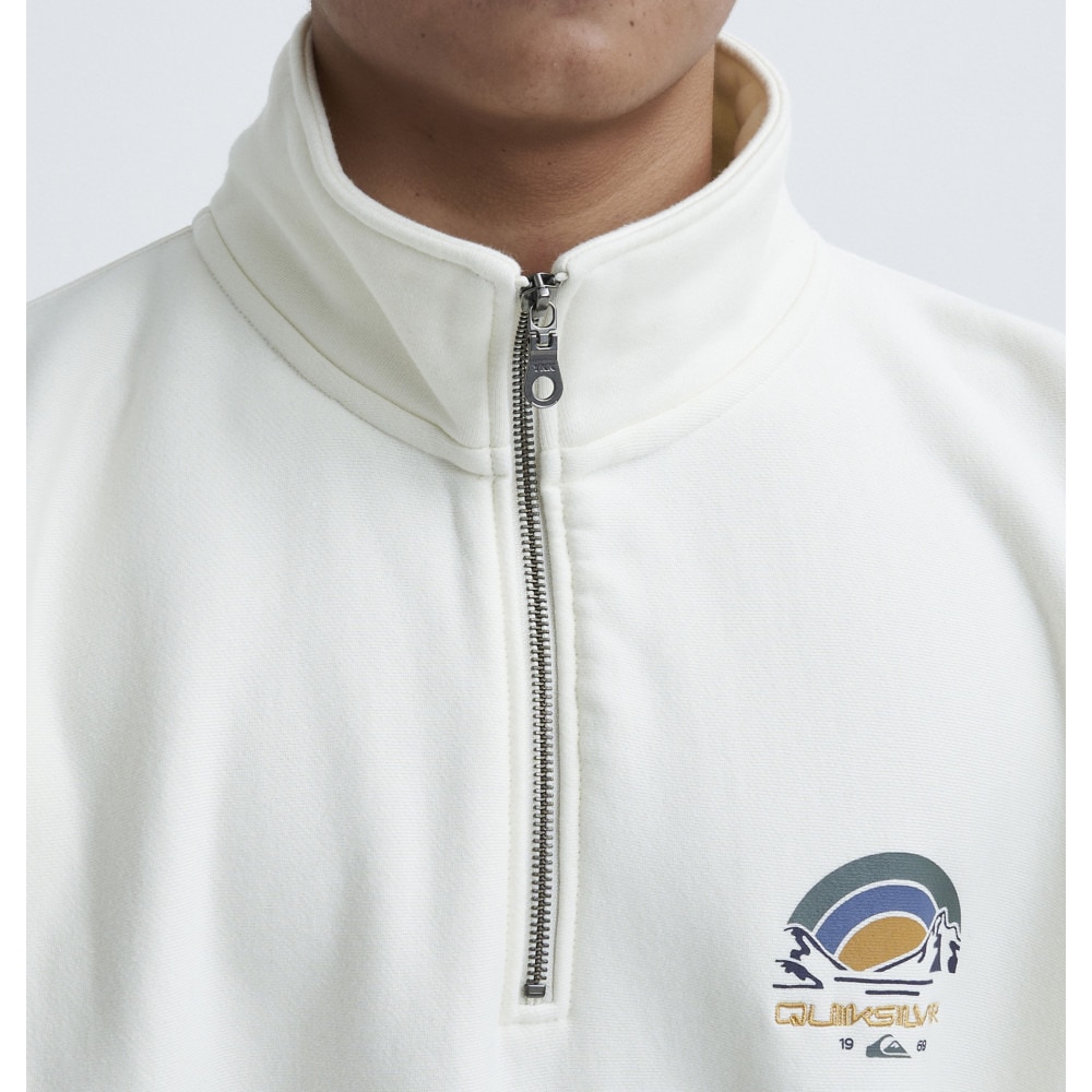 クイックシルバー（Quiksilver）（メンズ）BLOOMS ハーフジップスウェット 23FWQZP234064IVY