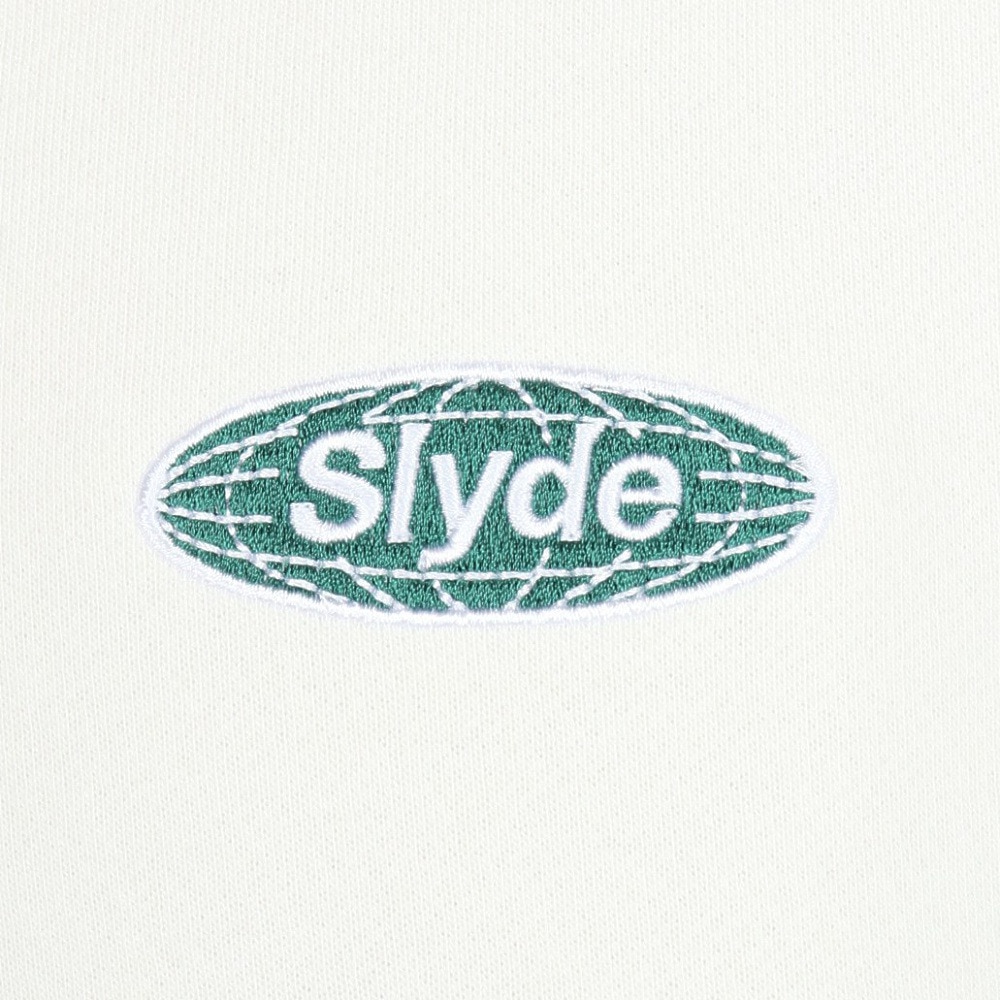 スライド（SLYDE）（メンズ）スタンド ハール ジップ スウェットシャツ SL24FWM-APP007OWHT