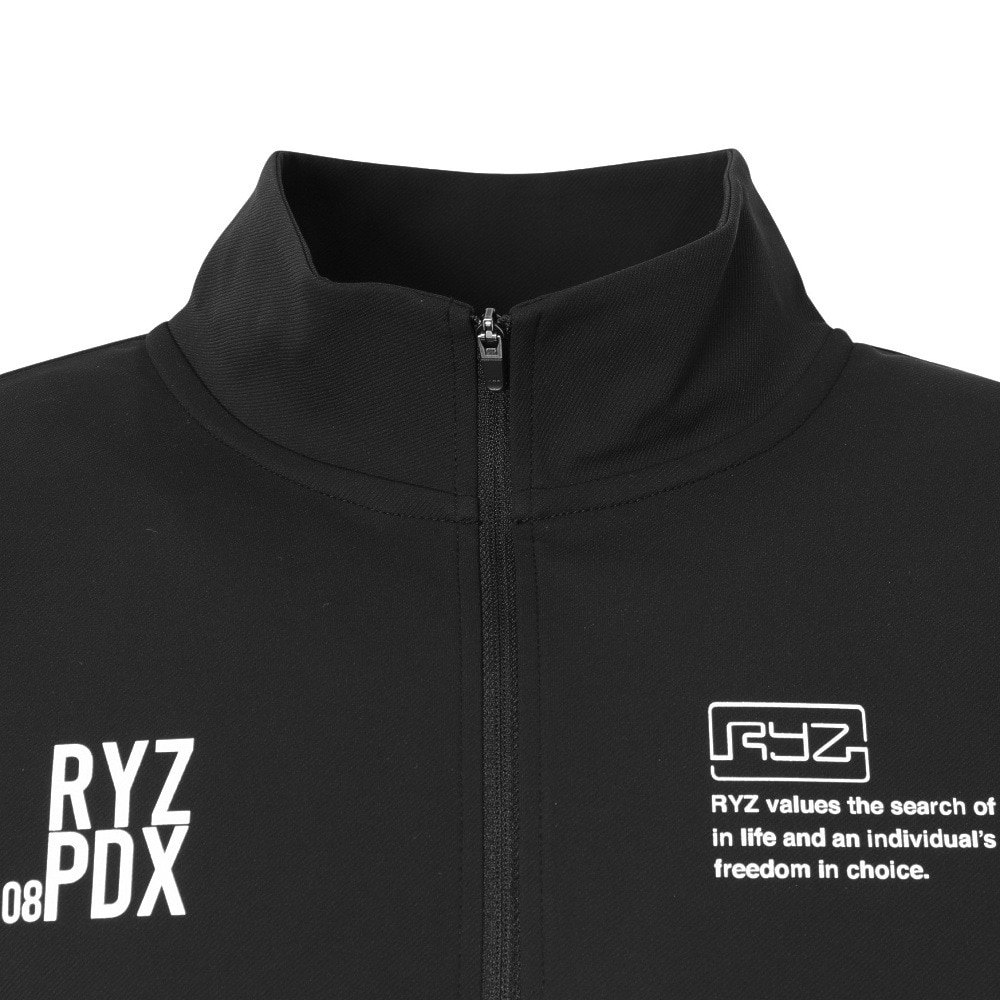 ライズ（RYZ）（メンズ）FTX ハーフジップトップス RZ10CD25FW0008 BLK