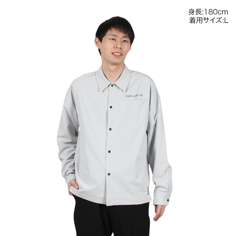 ライズ（RYZ）（メンズ）BGT 長袖シャツ RZ10EG22SS4101 GRY