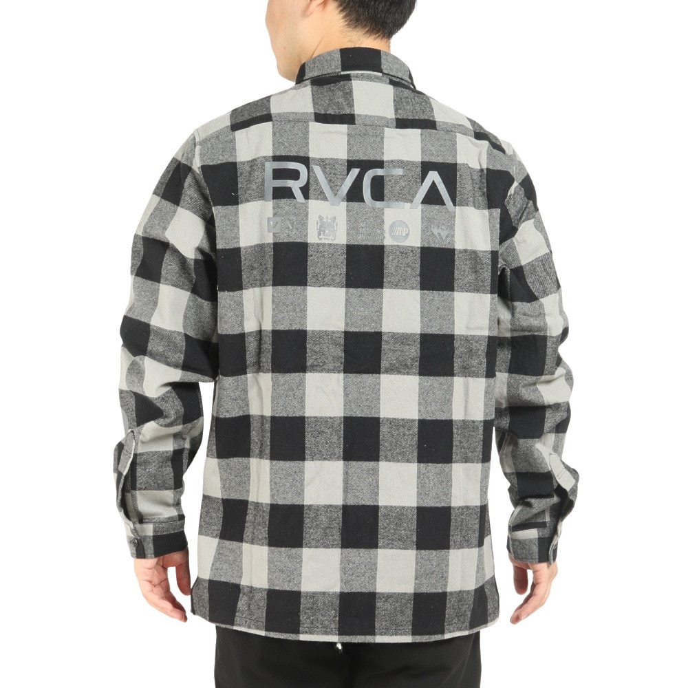96％以上節約 RVCA SHIRT ロングスリーブシャツ BC042142 Mサイズ 
