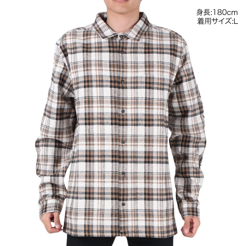 ルーカ（RVCA）（メンズ）PRINT SHIRT ジャケット BD042146 BLK