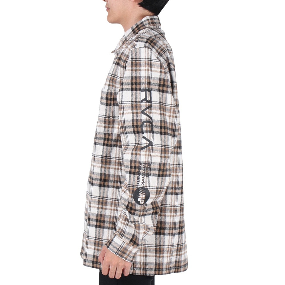 ルーカ（RVCA）（メンズ）PRINT SHIRT ジャケット BD042146 BLK