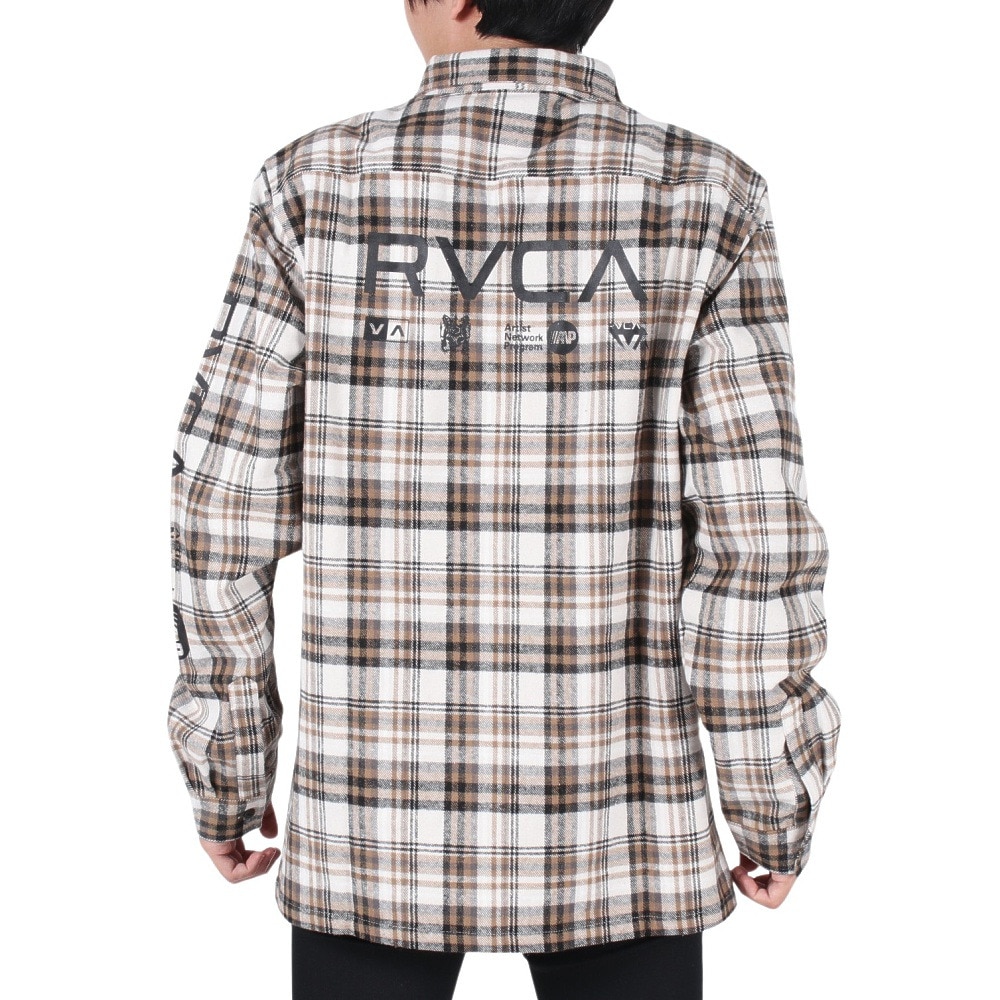 ルーカ（RVCA）（メンズ）PRINT SHIRT ジャケット BD042146 BLK