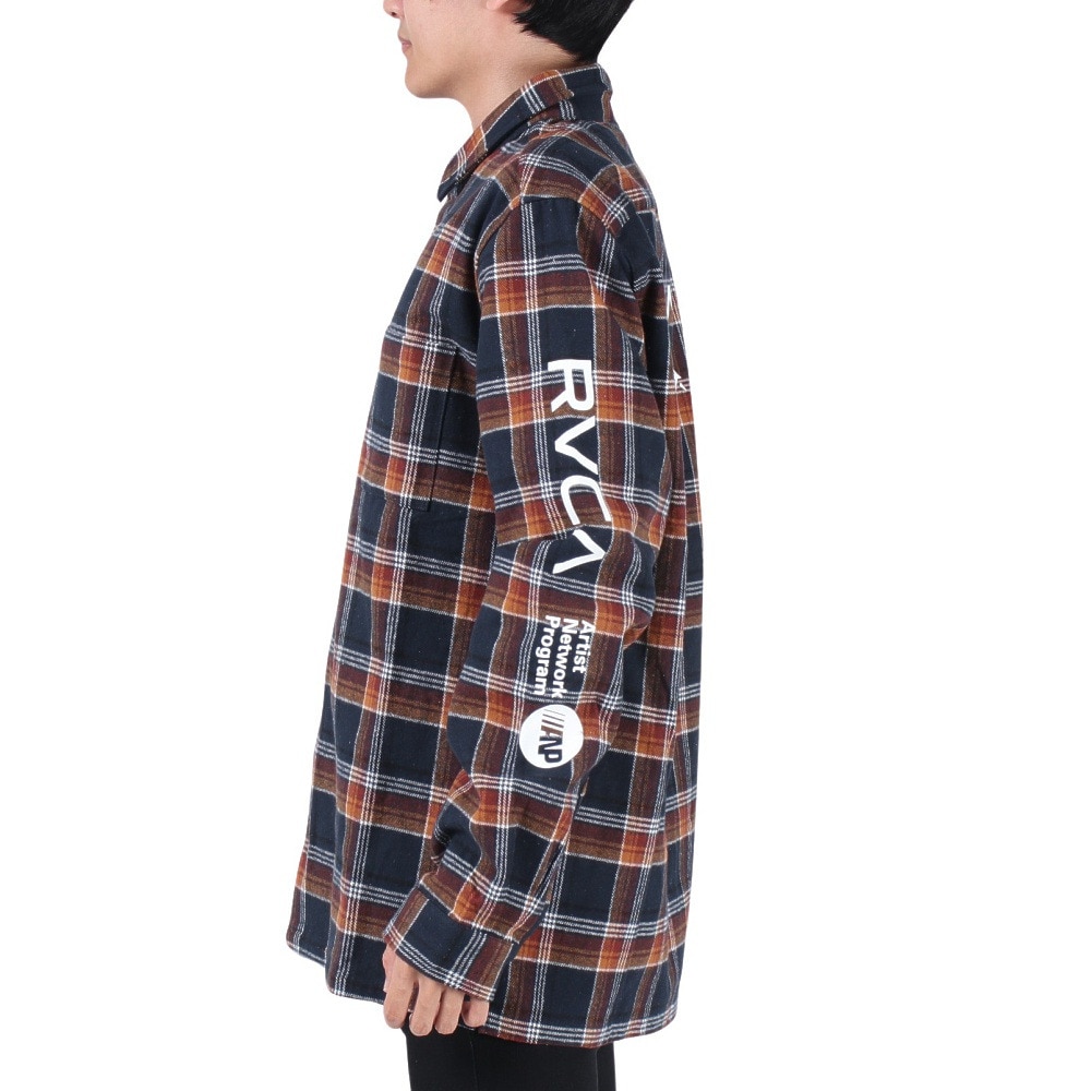 ルーカ（RVCA）（メンズ）PRINT SHIRT ジャケット BD042146 NVY