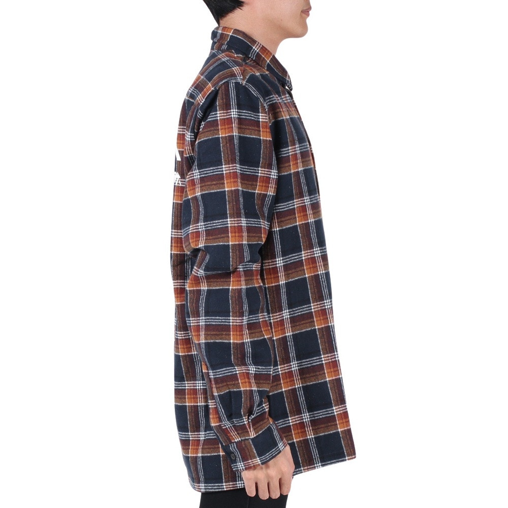 ルーカ（RVCA）（メンズ）PRINT SHIRT ジャケット BD042146 NVY