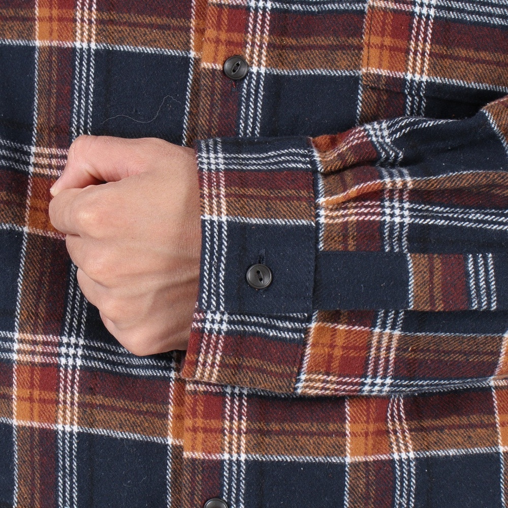 ルーカ（RVCA）（メンズ）PRINT SHIRT ジャケット BD042146 NVY