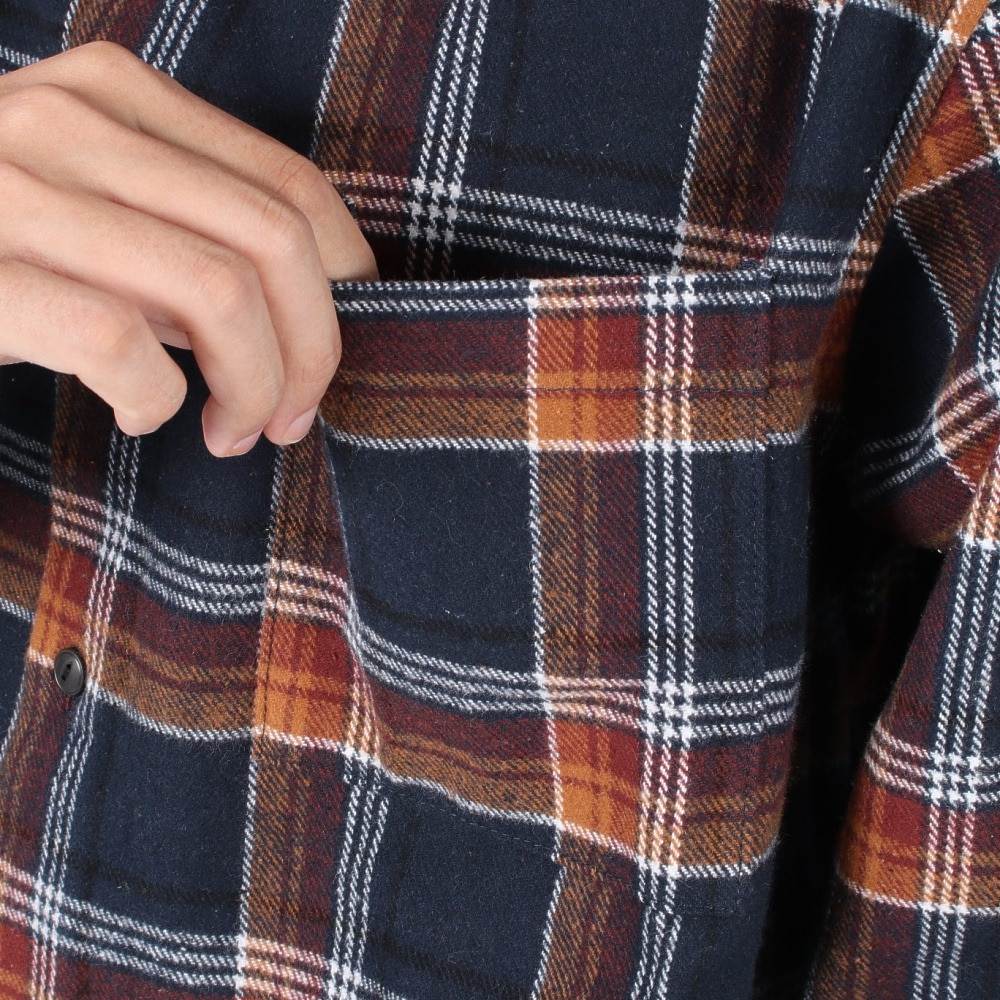 ルーカ（RVCA）（メンズ）PRINT SHIRT ジャケット BD042146 NVY