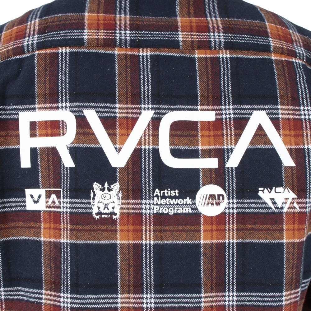 ルーカ（RVCA）（メンズ）PRINT SHIRT ジャケット BD042146 NVY