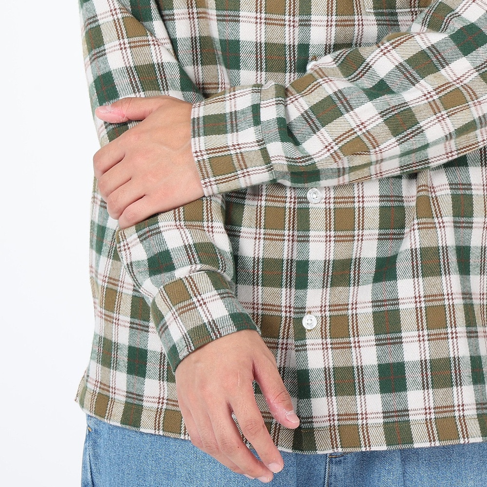 スライド（SLYDE）（メンズ）FLANNEL EMB シャツ SL23FWM-APP001KHK