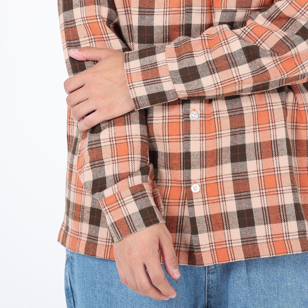 スライド（SLYDE）（メンズ）FLANNEL EMB シャツ SL23FWM-APP001ORG