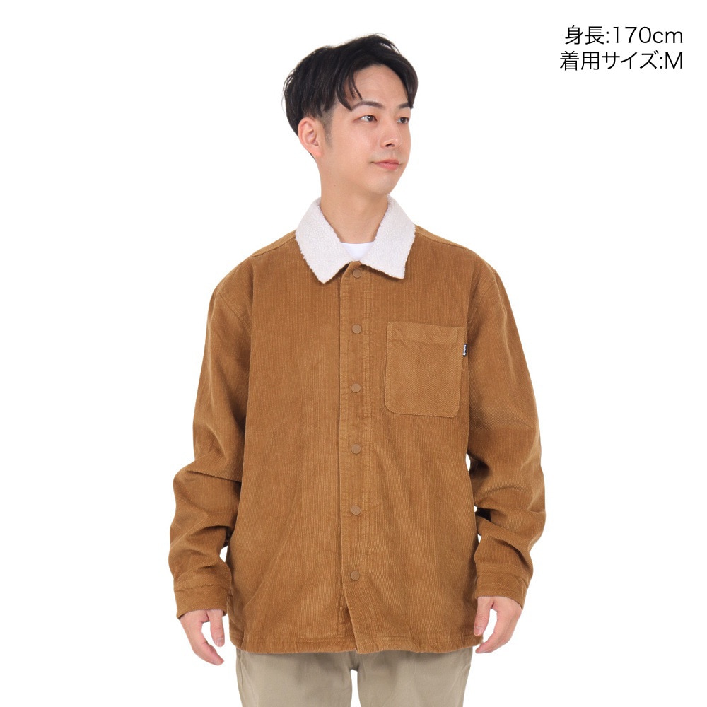 ハーレー（HURLEY）（メンズ）BIXBY CORD SHERPA LINED 長袖シャツ 23MVS0005410-H216