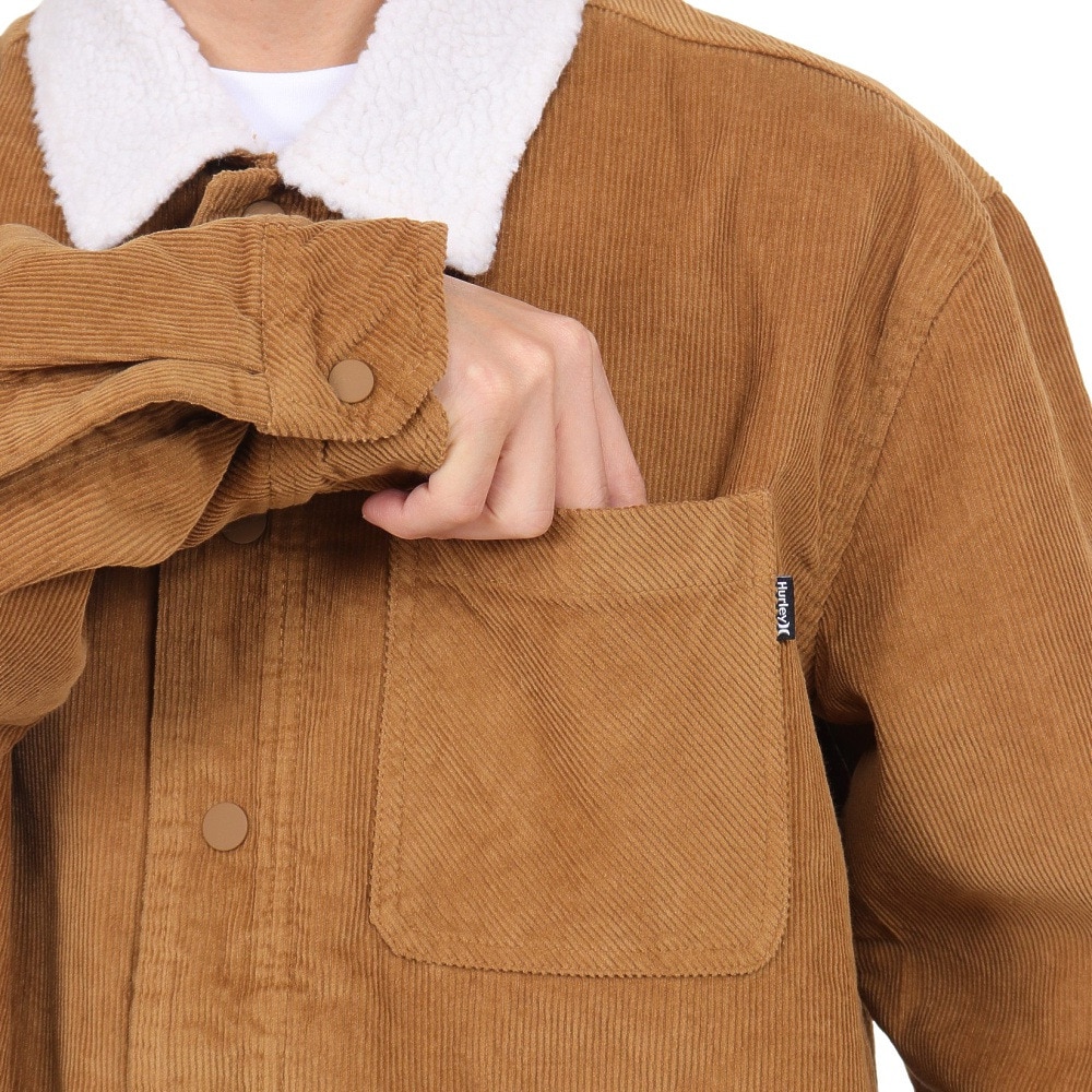 ハーレー（HURLEY）（メンズ）BIXBY CORD SHERPA LINED 長袖シャツ 23MVS0005410-H216