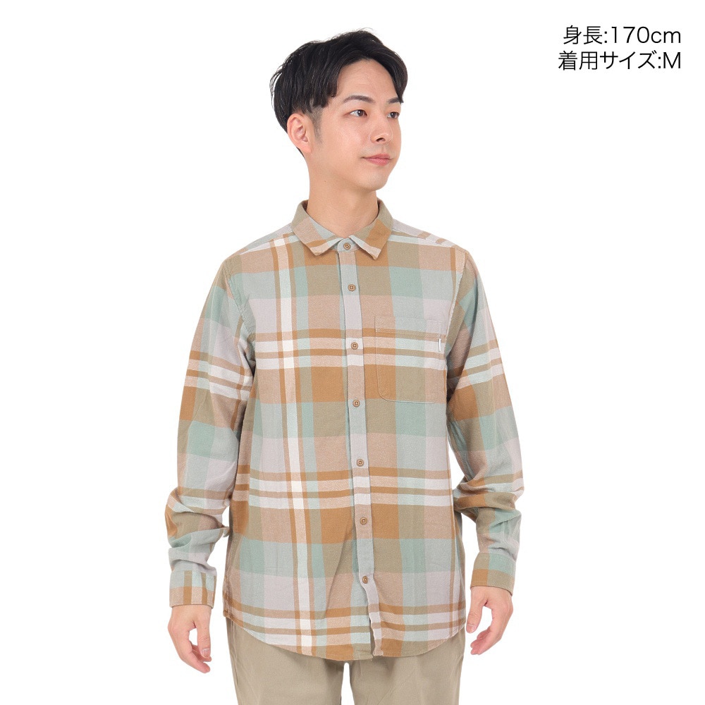 ハーレー（HURLEY）（メンズ）ORGANIC フランネル長袖シャツ 23MVS0005430-H216