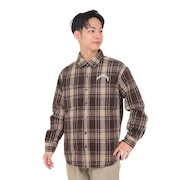 (メンズ)QUILTED フランネルシャツ 23MWV2200003-BRW