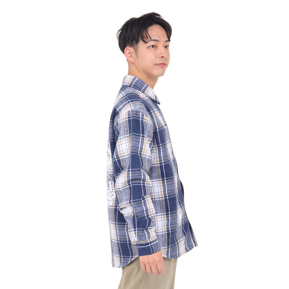 ハーレー（HURLEY）（メンズ）QUILTED フランネルシャツ 23MWV2200003-DBLE