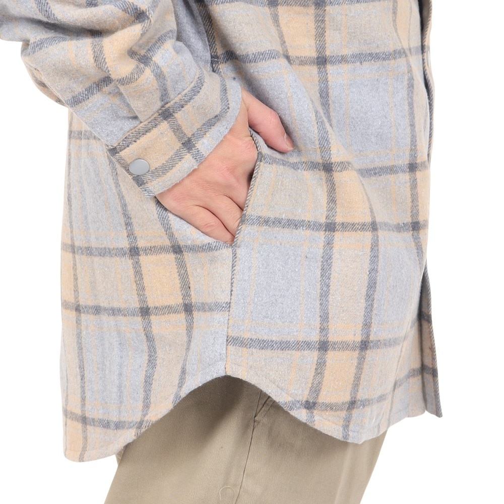ハーレー（HURLEY）（メンズ）QUILTED フランネルシャツ 23MWV2200003-GRY