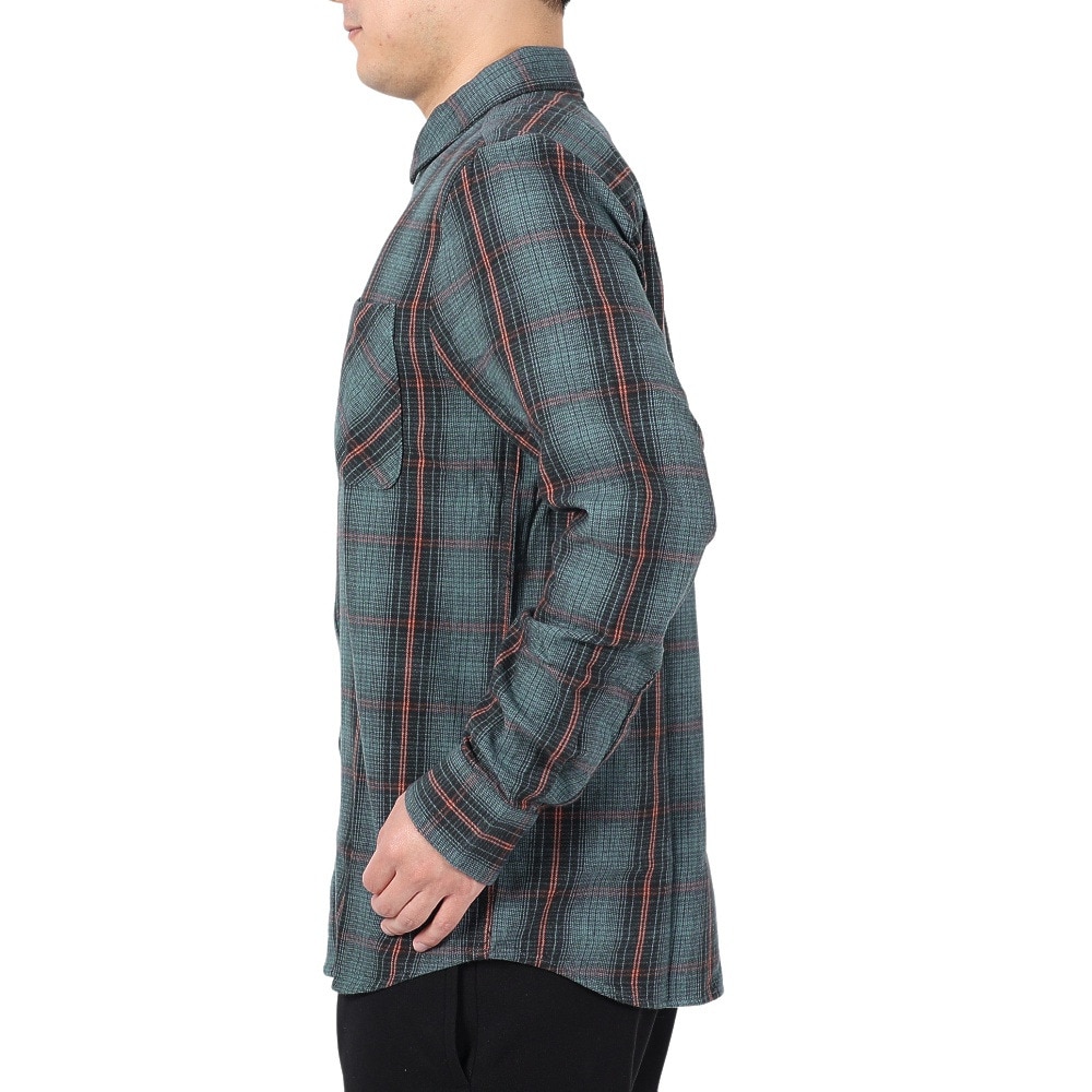 ボルコム（Volcom）（メンズ）ヘビー ツイルズ フランネル 長袖シャツ 23A0542301 DST