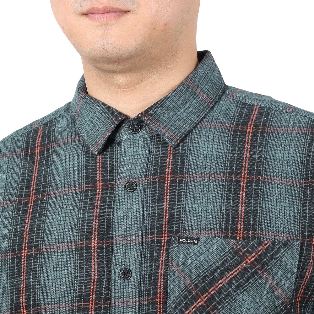 ボルコム（Volcom）（メンズ）ヘビー ツイルズ フランネル 長袖シャツ 23A0542301 DST