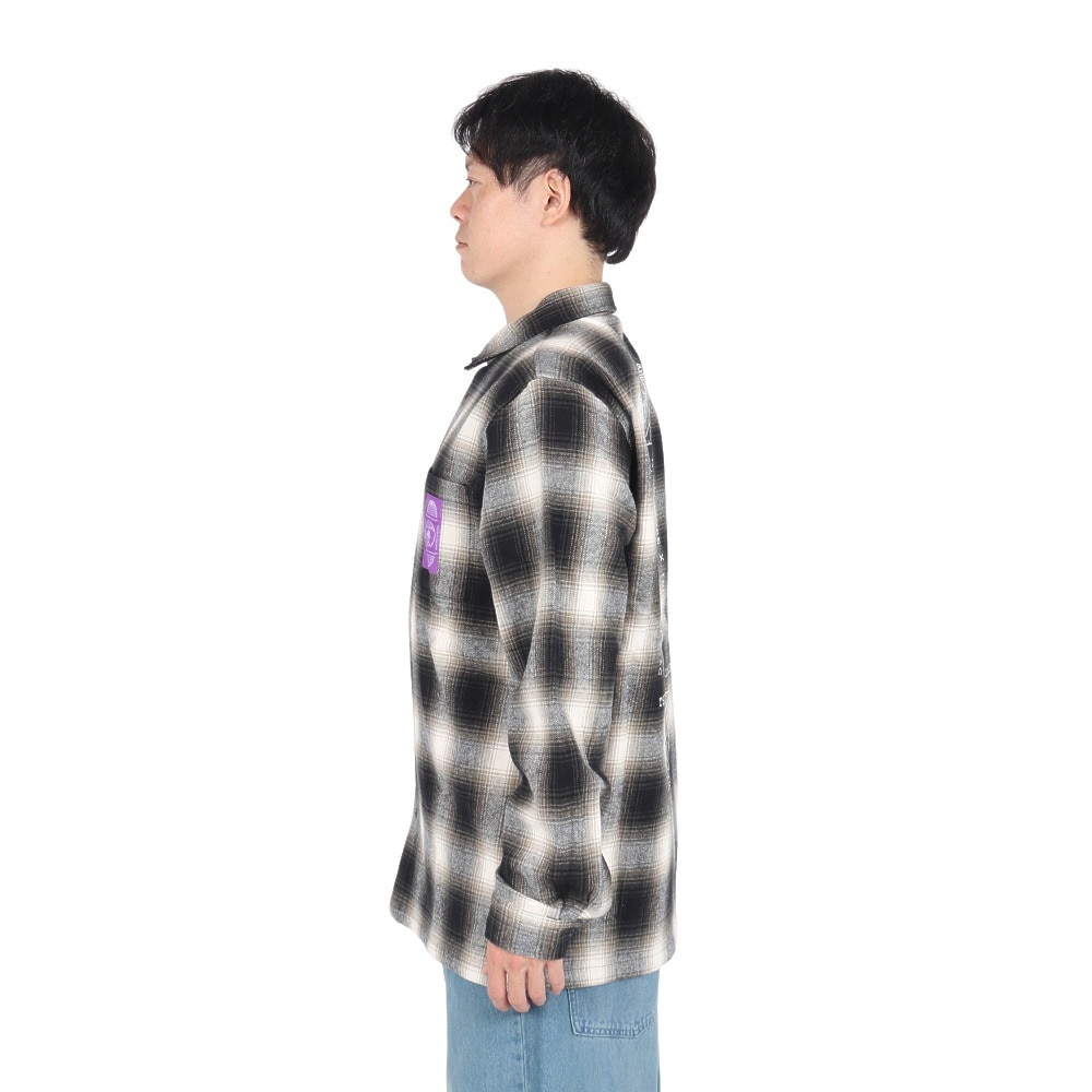 ルーカ（RVCA）（メンズ）GLOBAL COMESTIC SHIRTS 長袖シャツ BE042111 BLK