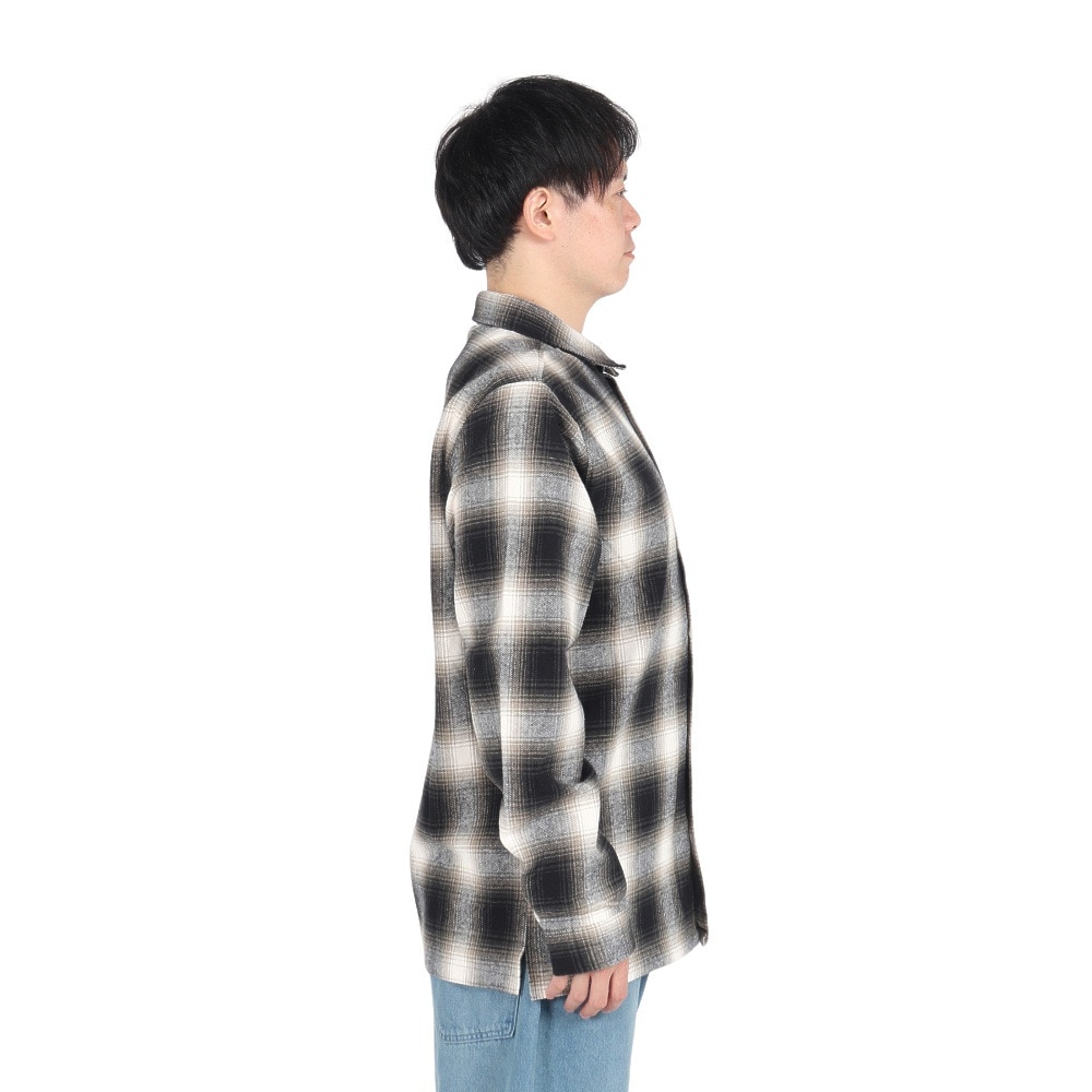 ルーカ（RVCA）（メンズ）GLOBAL COMESTIC SHIRTS 長袖シャツ BE042111 BLK