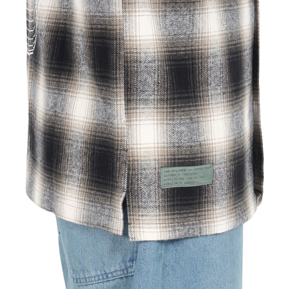 ルーカ（RVCA）（メンズ）GLOBAL COMESTIC SHIRTS 長袖シャツ BE042111 BLK