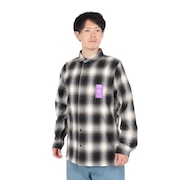 (メンズ)GLOBAL COMESTIC SHIRTS 長袖シャツ BE042111