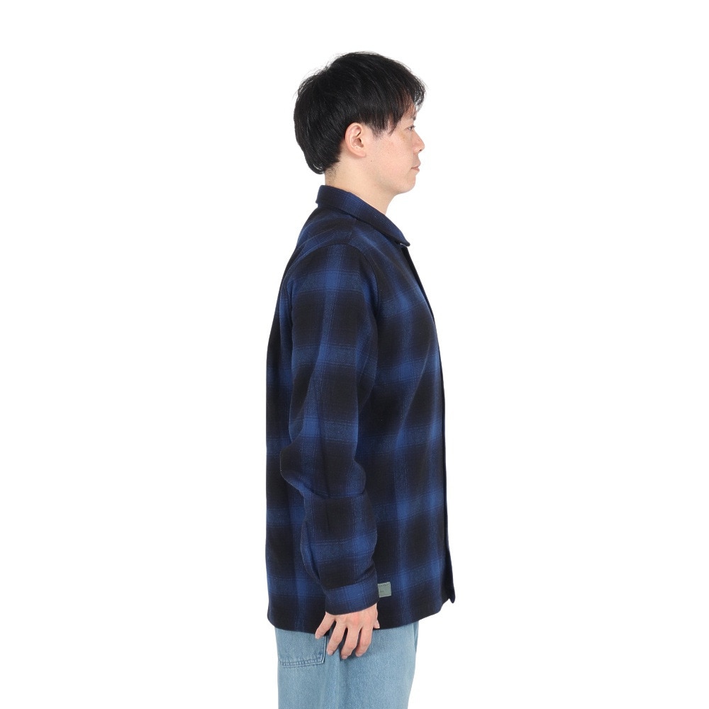 ルーカ（RVCA）（メンズ）GLOBAL COMESTIC SHIRTS 長袖シャツ BE042111 BLU