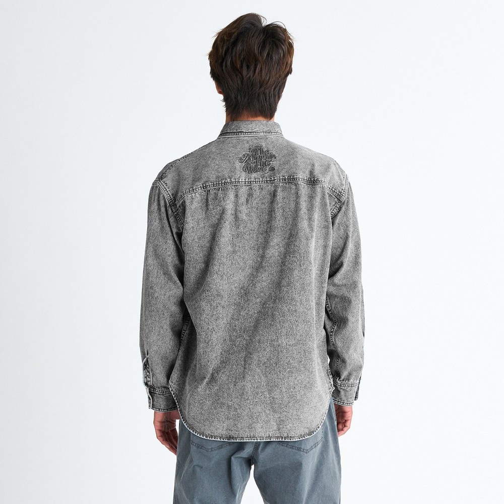 クイックシルバー（Quiksilver）（メンズ）SHORE WASH シャツ ダンガリー 25SPQSH251001BLK