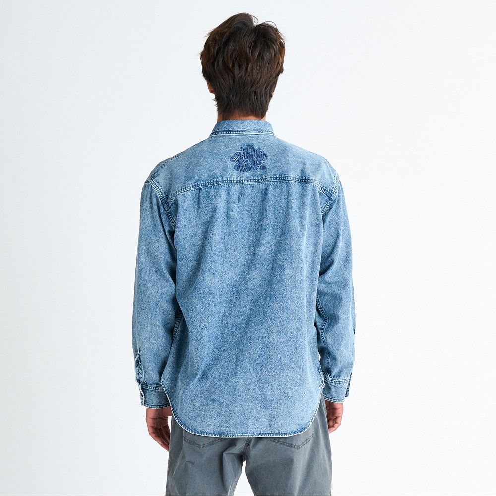 クイックシルバー（Quiksilver）（メンズ）SHORE WASH シャツ ダンガリー 25SPQSH251001BLU
