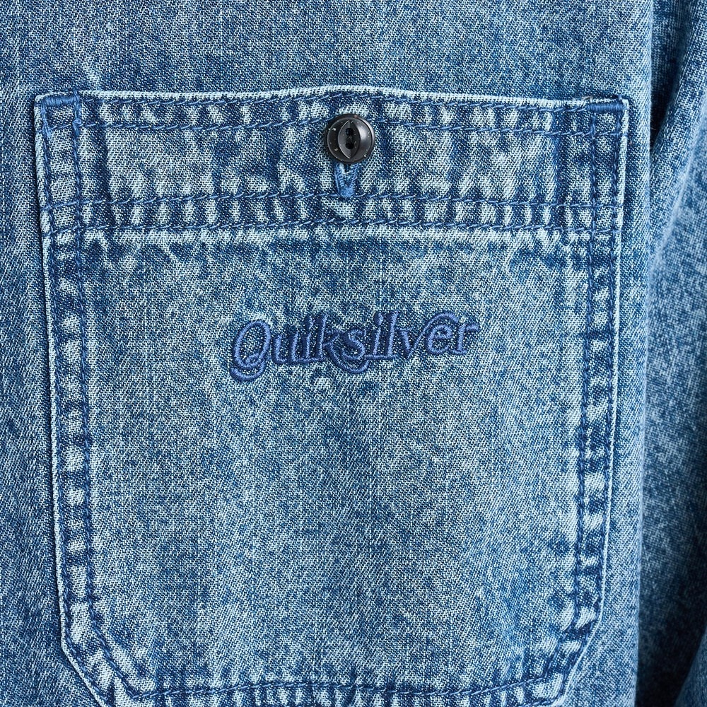 クイックシルバー（Quiksilver）（メンズ）SHORE WASH シャツ ダンガリー 25SPQSH251001BLU