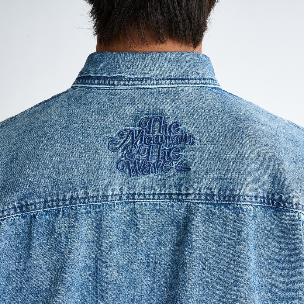 クイックシルバー（Quiksilver）（メンズ）SHORE WASH シャツ ダンガリー 25SPQSH251001BLU