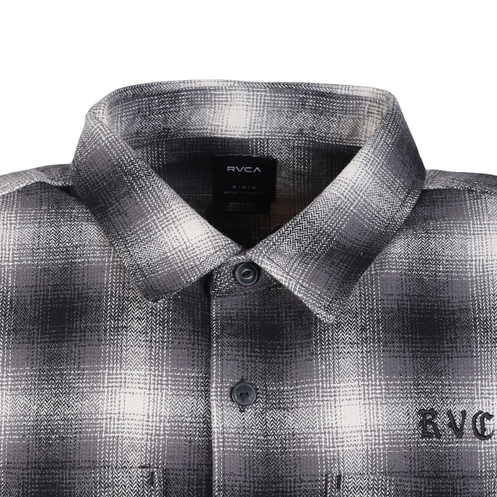 ルーカ（RVCA）（メンズ）WOLD WIDE 長袖シャツ BF042101 BLK